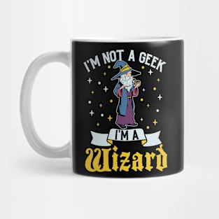 No geek - D20 Roleplaying Character - Wizard Mug